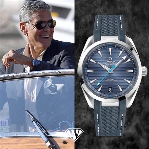 george clooney omega watch|george clooney omega aqua terra.